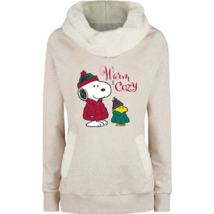 Peanuts Warm & Cozy Dámská mikina béžová - Merchstore.cz