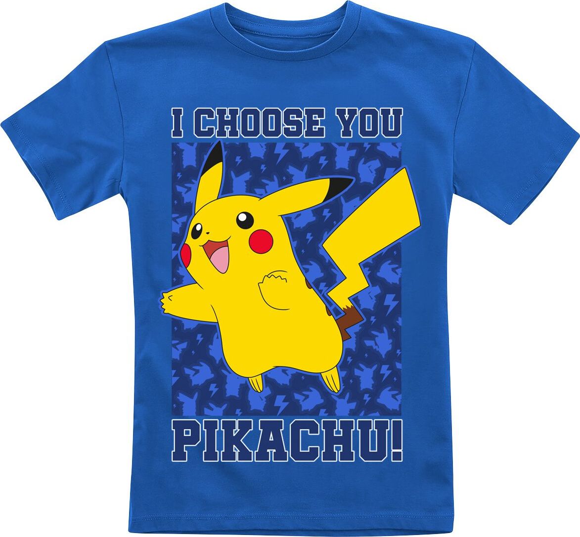 Pokémon Kids - Pikachu - I Choose You detské tricko modrá - Merchstore.cz Pokémon Kids - Pikachu - I Choose You detské tricko modrá - Merchstore.cz