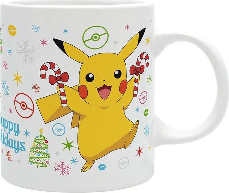 Pokémon Pikachu Happy Holidays Hrnek vícebarevný - Merchstore.cz Pokémon Pikachu Happy Holidays Hrnek vícebarevný - Merchstore.cz