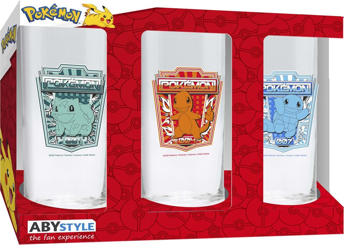 Pokémon Sada skleniček sada sklenicek průhledný - Merchstore.cz Pokémon Sada skleniček sada sklenicek průhledný - Merchstore.cz