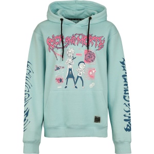 Rick And Morty Rick and Morty Portal Mikina s kapucí máta - Merchstore.cz