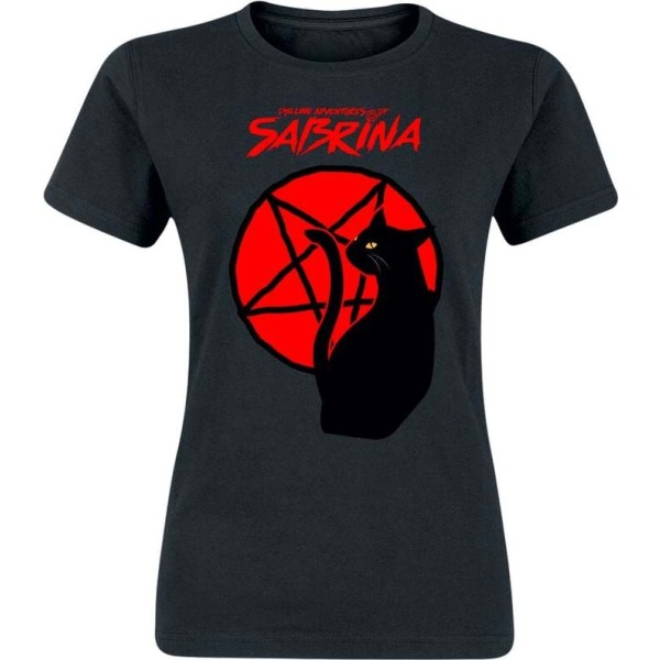 Sabrina The Chilling Adventures Of Sabrina Salem Pentagram Dámské tričko černá - Merchstore.cz