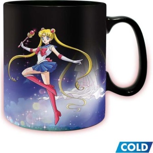 Sailor Moon Hrnek Sailor & Chibi s potiskem