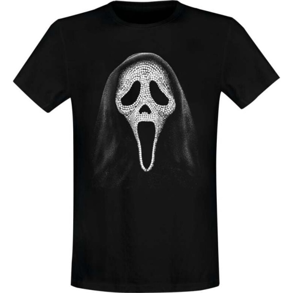 Scream (Film) Ghostface - Bling Tričko černá - Merchstore.cz