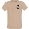 Scream (Film) Ghostface Retro Tričko hnědá - Merchstore.cz