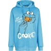 Sesame Street Cookie Monster - Did someone say Cookie?! - Oversize Dámská mikina s kapucí modrá - Merchstore.cz