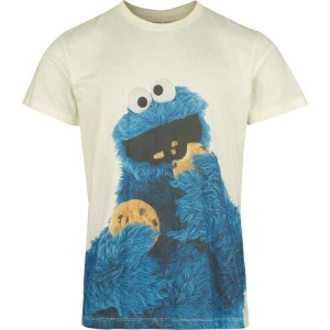 Sesame Street Cookie Monster - Krümelmonster Tričko vícebarevný - Merchstore.cz