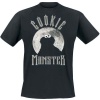 Sesame Street Cookie Monster - Moonlight Tričko černá - Merchstore.cz