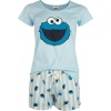 Sesame Street Krümelmonster pyžama vícebarevný - Merchstore.cz