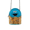Sesame Street Taška Cookie Monster - Micro Taška pres rameno vícebarevný - Merchstore.cz