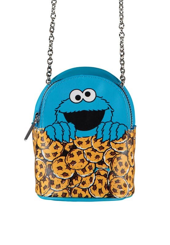 Sesame Street Taška Cookie Monster - Micro Taška pres rameno vícebarevný - Merchstore.cz Sesame Street Taška Cookie Monster - Micro Taška pres rameno vícebarevný - Merchstore.cz