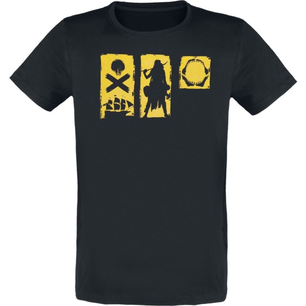 Skull & Bones Pirate Icons Tričko černá - Merchstore.cz