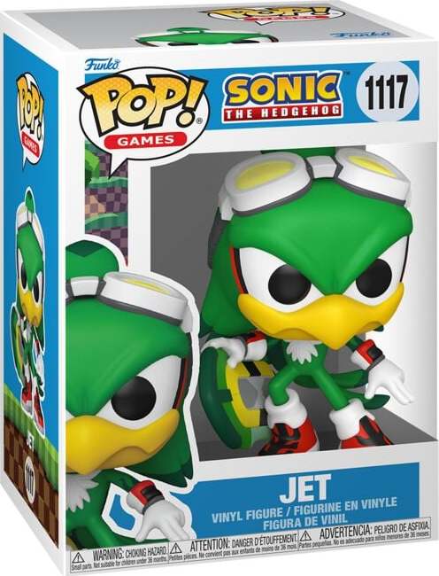 Sonic The Hedgehog Vinylová figurka č.1117 Jet Sberatelská postava standard - Merchstore.cz Sonic The Hedgehog Vinylová figurka č.1117 Jet Sberatelská postava standard - Merchstore.cz