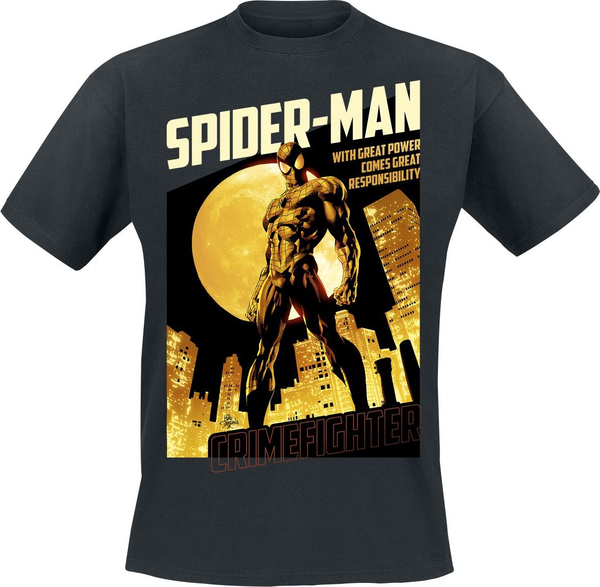 Spider-Man Crime Fighter Tričko černá - Merchstore.cz