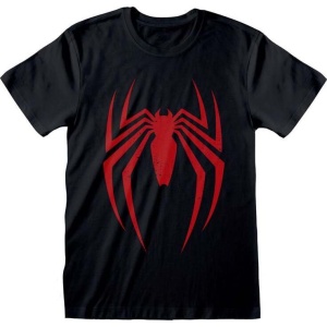 Spider-Man Spiderman Video Game - Spider Symbol Tričko černá - Merchstore.cz