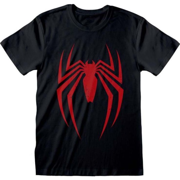 Spider-Man Spiderman Video Game - Spider Symbol Tričko černá - Merchstore.cz