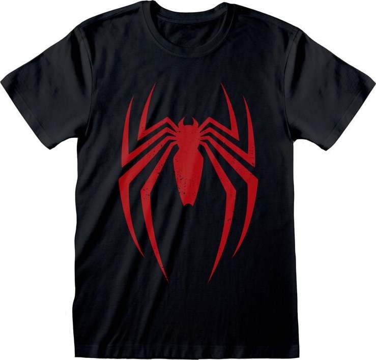 Spider-Man Spiderman Video Game - Spider Symbol Tričko černá - Merchstore.cz Spider-Man Spiderman Video Game - Spider Symbol Tričko černá - Merchstore.cz