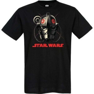 Star Wars Andor - Tie Avenger Helmet and Logo Tričko černá - Merchstore.cz