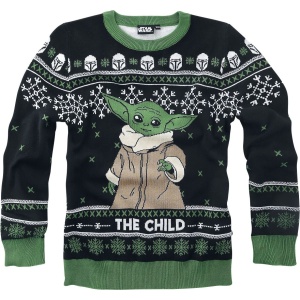 Star Wars Kids - The Mandalorian - Grogu detská mikina černá - Merchstore.cz