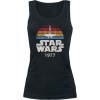 Star Wars X-Wing 77 Dámský top černá - Merchstore.cz