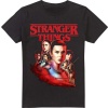 Stranger Things Hawkins Heroes Poster Tričko černá - Merchstore.cz