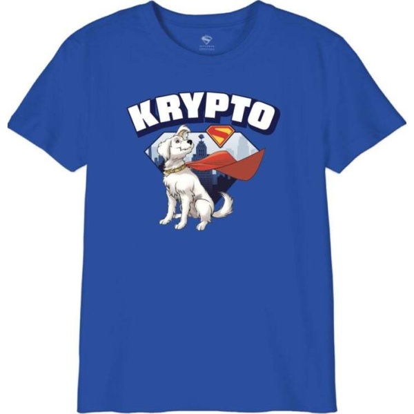 Superman Kids - Krypto detské tricko modrá - Merchstore.cz