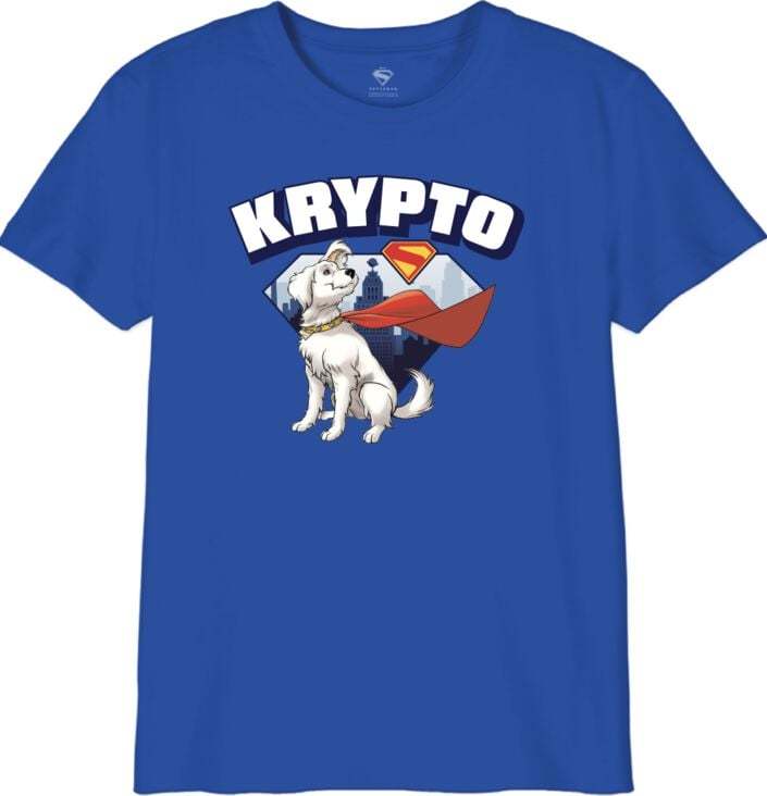 Superman Kids - Krypto detské tricko modrá - Merchstore.cz Superman Kids - Krypto detské tricko modrá - Merchstore.cz
