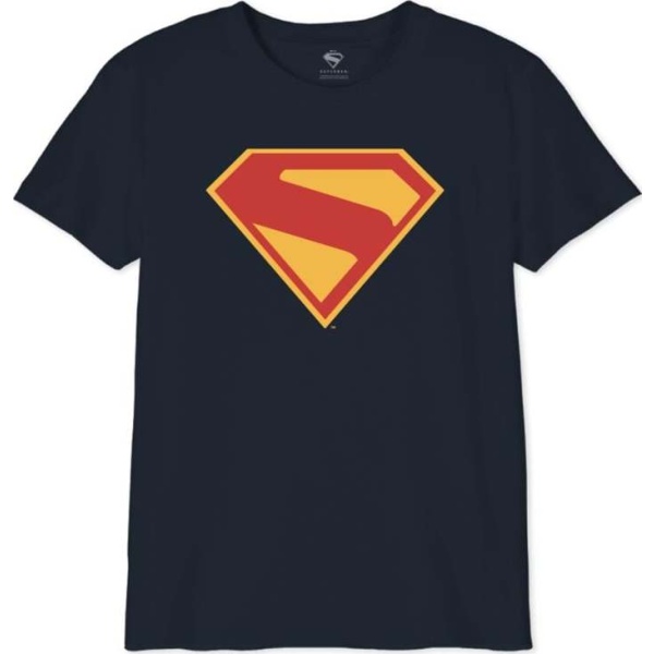 Superman Kids - Logo - 2025 detské tricko námořnická modrá - Merchstore.cz
