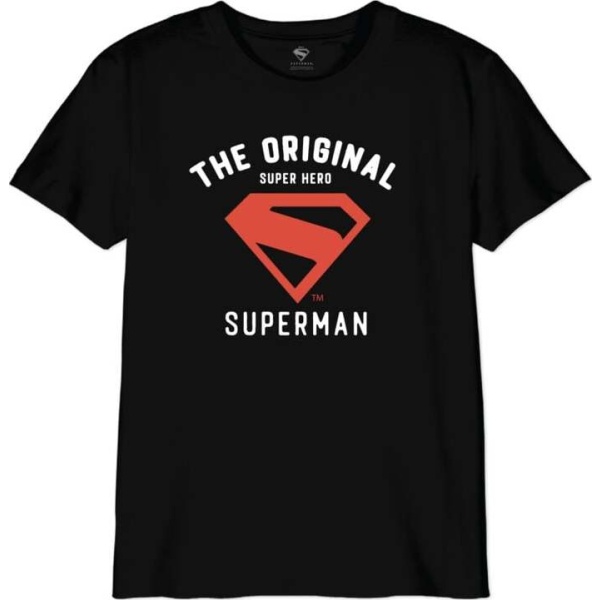 Superman Kids - Super Hero detské tricko černá - Merchstore.cz