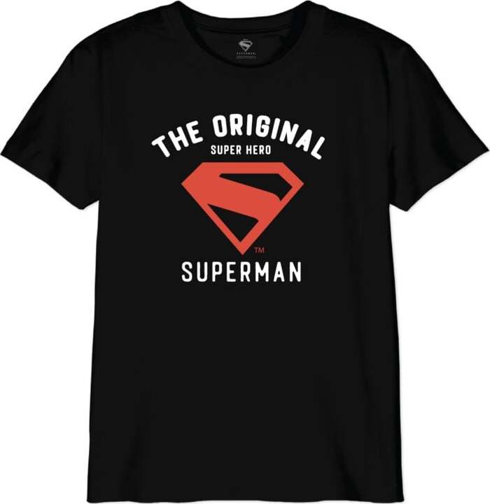 Superman Kids - Super Hero detské tricko černá - Merchstore.cz Superman Kids - Super Hero detské tricko černá - Merchstore.cz