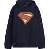 Superman Logo - Vintage Mikina s kapucí námořnická modrá - Merchstore.cz