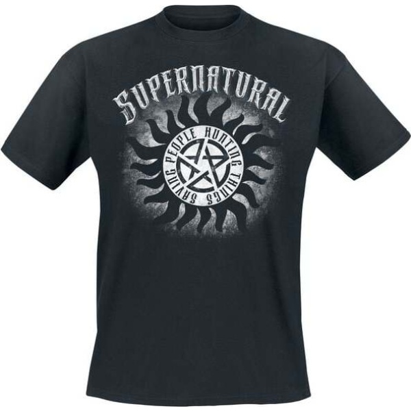 Supernatural Hunting Things Tričko černá - Merchstore.cz