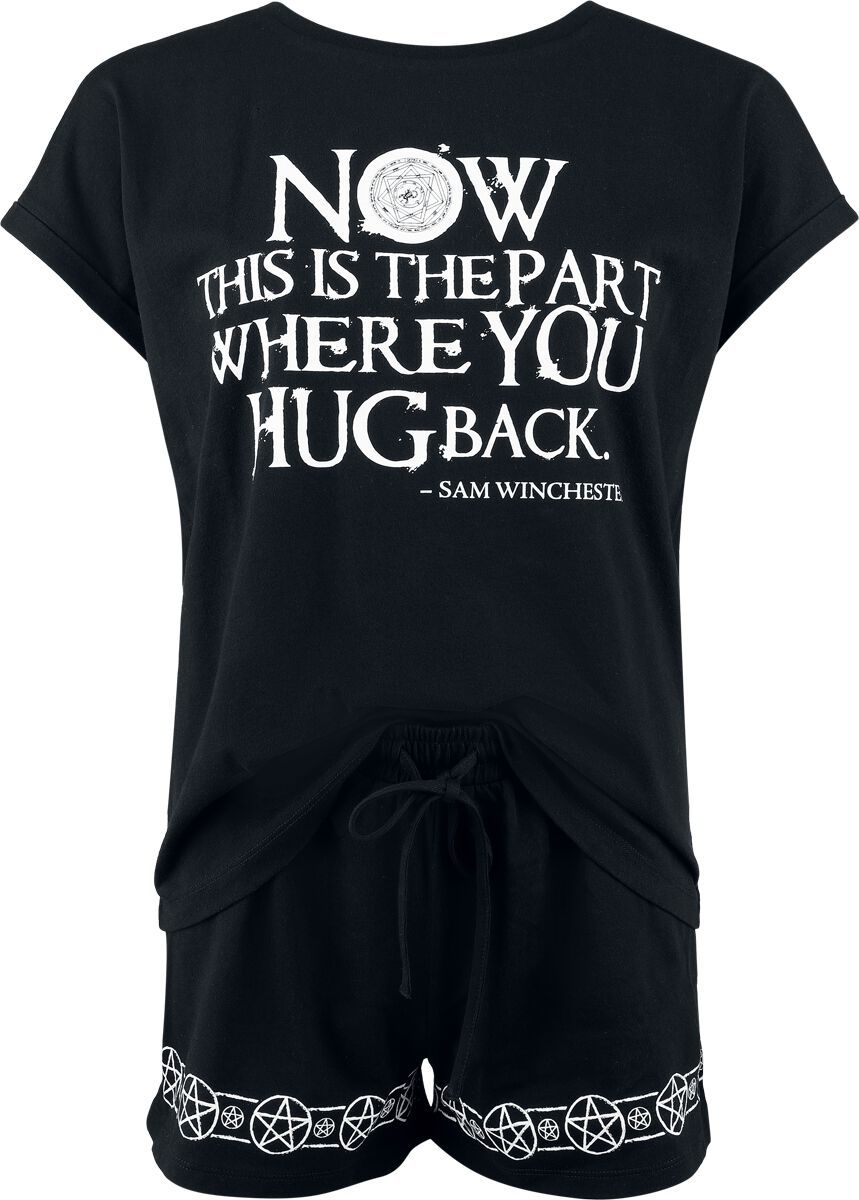 Supernatural pyžama černá - Merchstore.cz Supernatural pyžama černá - Merchstore.cz