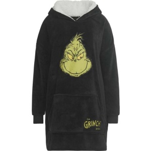 The Grinch Grinch - Face Mikina s kapucí černá - Merchstore.cz