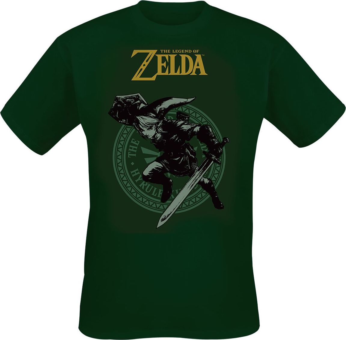 The Legend Of Zelda Link Tričko zelená - Merchstore.cz The Legend Of Zelda Link Tričko zelená - Merchstore.cz