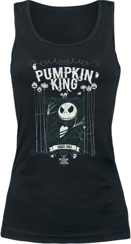 The Nightmare Before Christmas Jack - Pumpkin King Dámský top černá - Merchstore.cz The Nightmare Before Christmas Jack - Pumpkin King Dámský top černá - Merchstore.cz