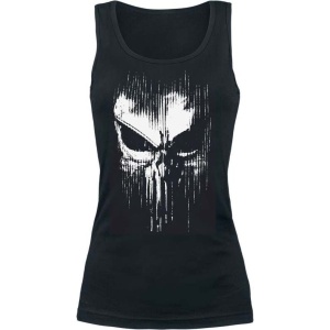 The Punisher Abstract Skull Dámský top černá - Merchstore.cz