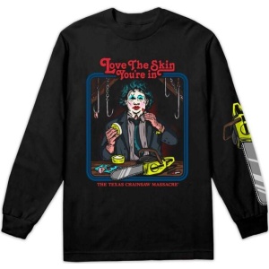 The Texas Chainsaw Massacre Love The Skin You're In Mikina černá - Merchstore.cz