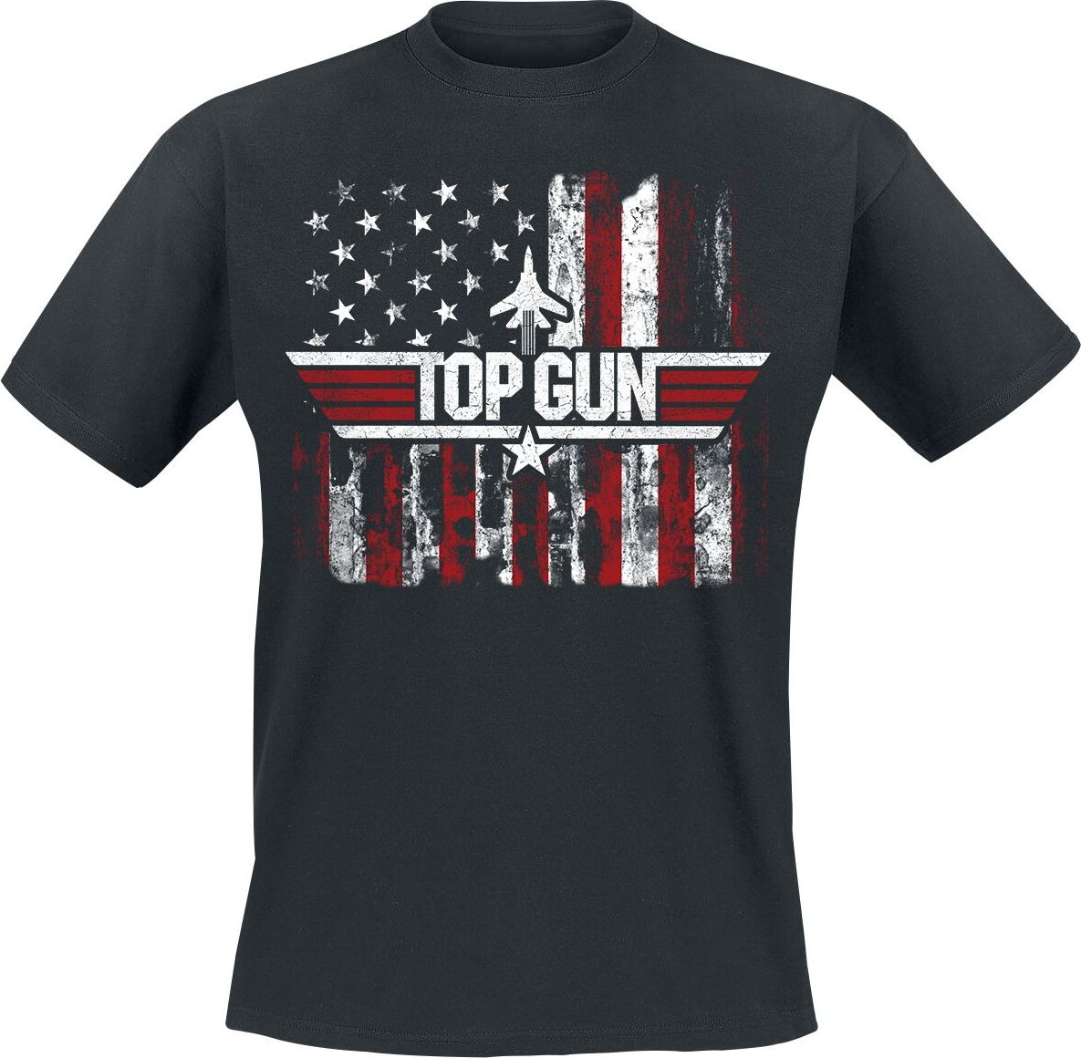 Top Gun Maverick - America Tričko černá - Merchstore.cz Top Gun Maverick - America Tričko černá - Merchstore.cz