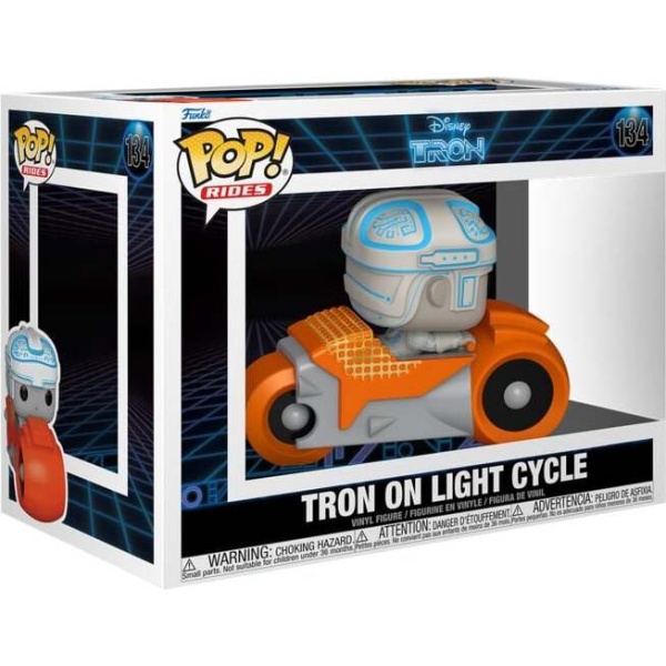 Tron Vinylová figurka č.134 Tron with Cycle (Pop! Rides Deluxe) Sberatelská postava standard - Merchstore.cz