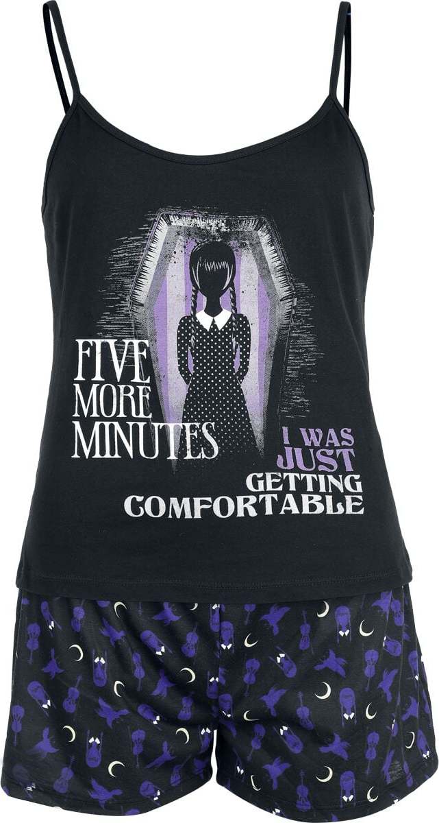 Wednesday 5 Minutes pyžama černá - Merchstore.cz Wednesday 5 Minutes pyžama černá - Merchstore.cz