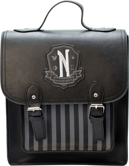 Wednesday Nevermore Batoh cerná/stríbrná - Merchstore.cz Wednesday Nevermore Batoh cerná/stríbrná - Merchstore.cz