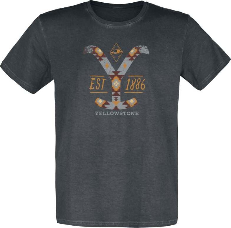 Yellowstone Yellowstone - Est 1886 Tričko vícebarevný - Merchstore.cz Yellowstone Yellowstone - Est 1886 Tričko vícebarevný - Merchstore.cz