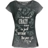 Alice in Wonderland Dámské tričko šedá - Merchstore.cz