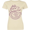 Alice in Wonderland Grinsekatze - Cheshire Cat Smile Dámské tričko přírodní - Merchstore.cz