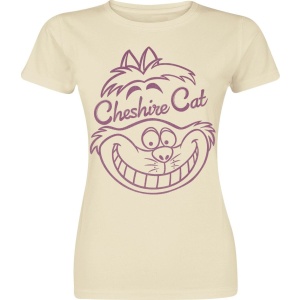 Alice in Wonderland Grinsekatze - Cheshire Cat Smile Dámské tričko přírodní - Merchstore.cz