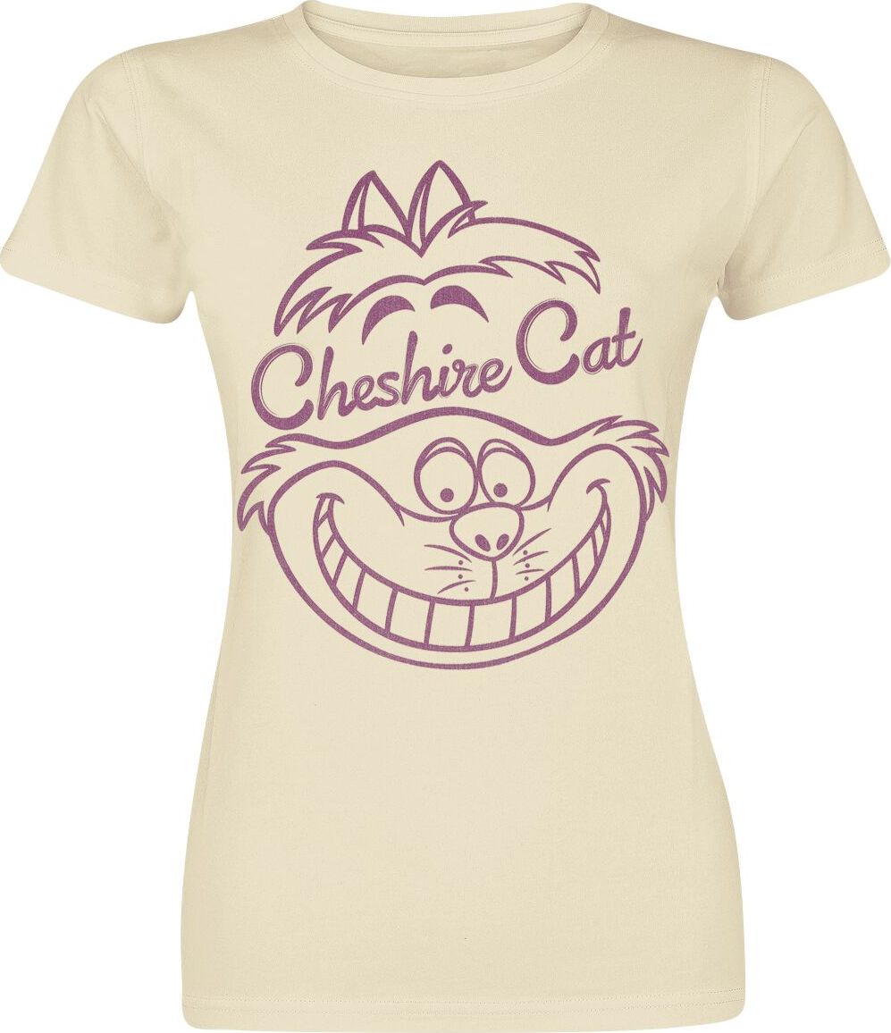 Alice in Wonderland Grinsekatze - Cheshire Cat Smile Dámské tričko přírodní - Merchstore.cz