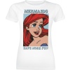 Ariel - Malá mořská víla The Little Mermaid Fun Dámské tričko bílá - Merchstore.cz