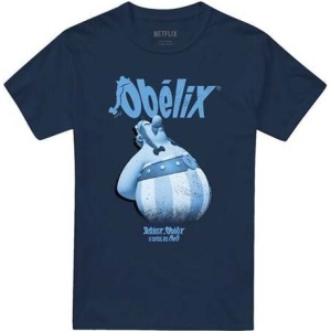 Asterix & Obelix Asterix & Obelix Blue Grump Tričko námořnická modrá - Merchstore.cz