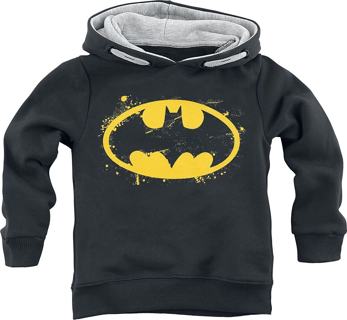 Batman Kids - Spray Logo detská mikina s kapucí černá - Merchstore.cz Batman Kids - Spray Logo detská mikina s kapucí černá - Merchstore.cz